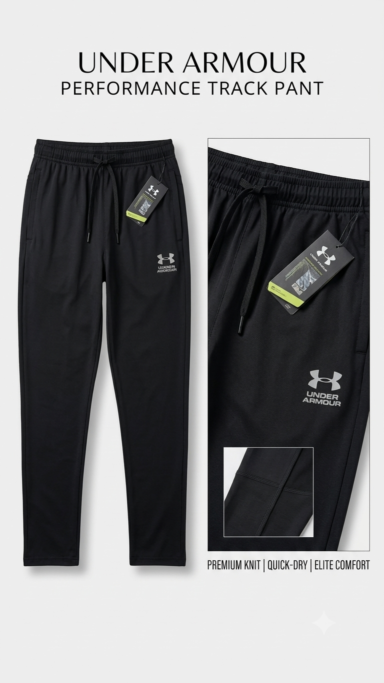 Under Armour Style Men's Performance Track Pant - Quick-Dry Gym & Jogging Trouser