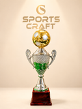 Gold & Silver Football Champion Trophy - Sports Tournament Award Cup