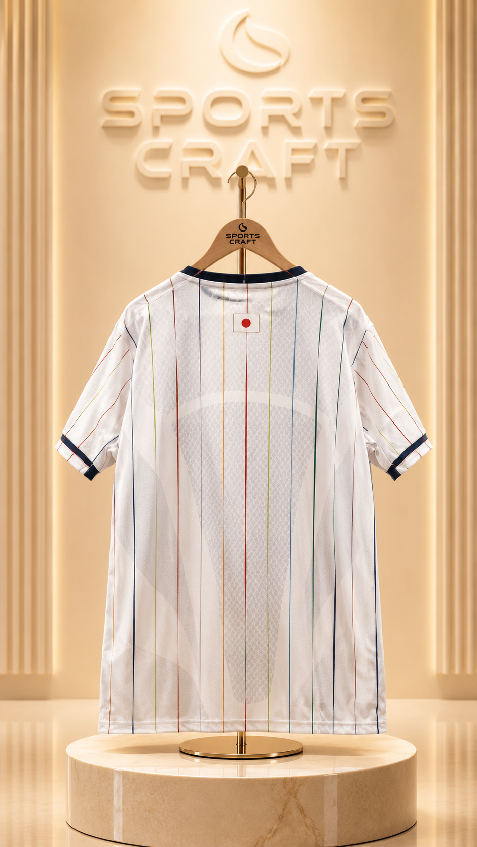 Japan National Team Home Football Jersey – White Soccer Shirt