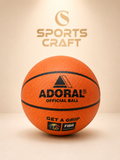 Adoral Official Basketball – Premium Rubber Basketball for Indoor & Outdoor Play (Size 7)