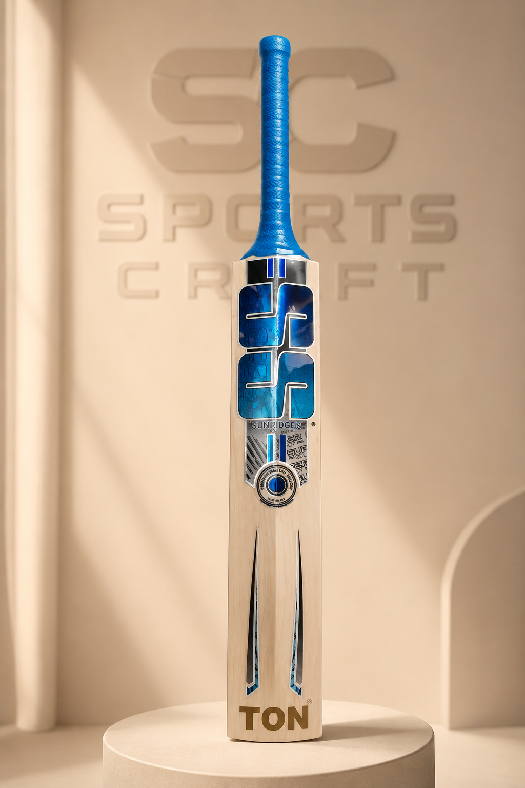 SUNRIDGES TON Cricket Bat – English Willow for Leather Ball Cricket