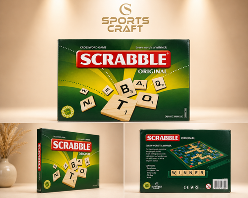 Classic Scrabble Word Board Game for Kids & Adults