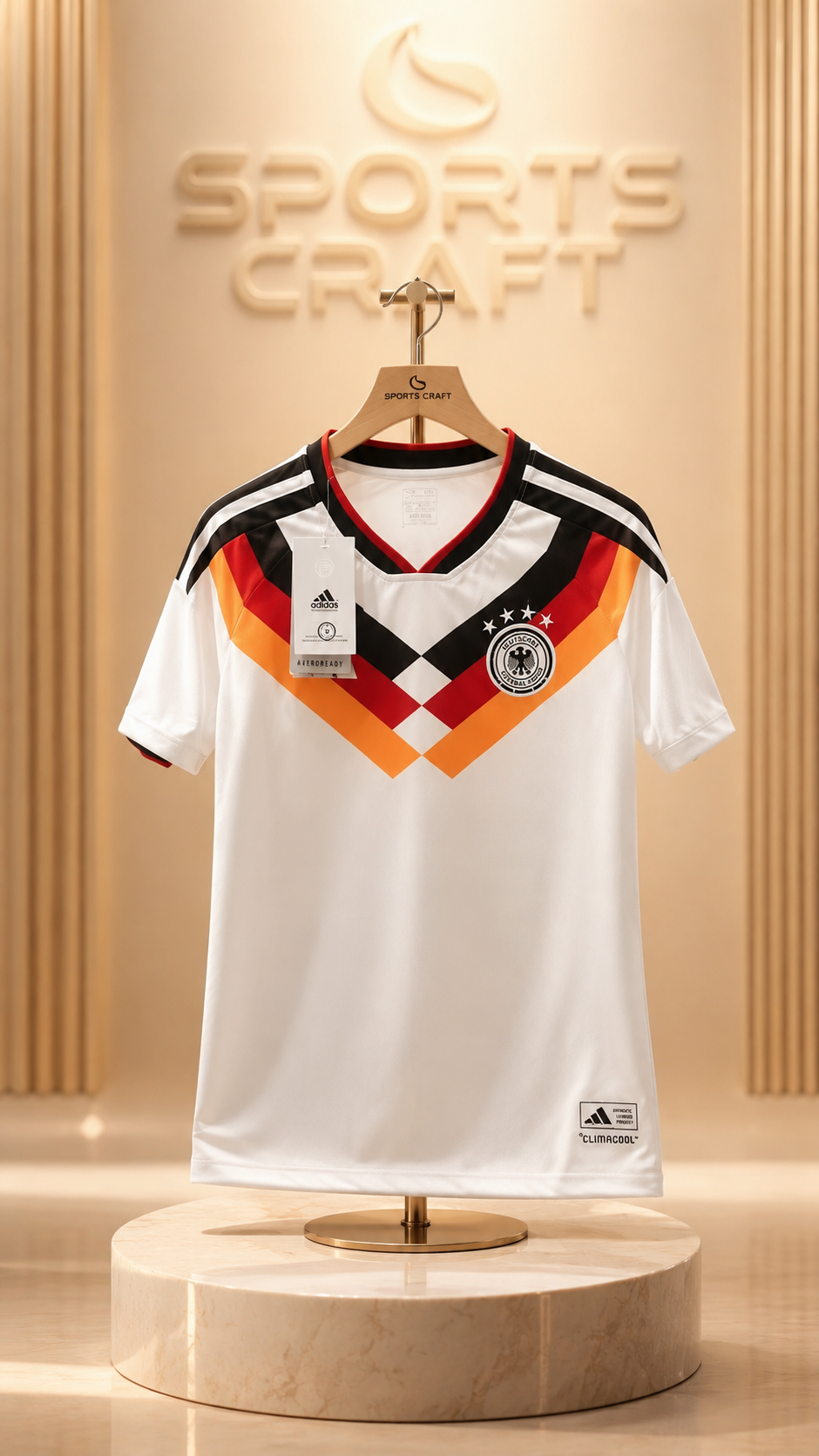 Germany Retro Home Football Jersey – Classic Soccer Shirt