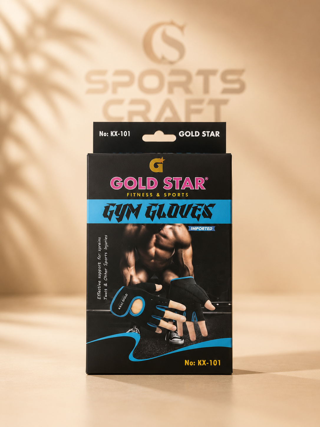 Gold Star Gym Gloves KX-101 – Premium Weight Lifting & Workout Gloves for Men & Women