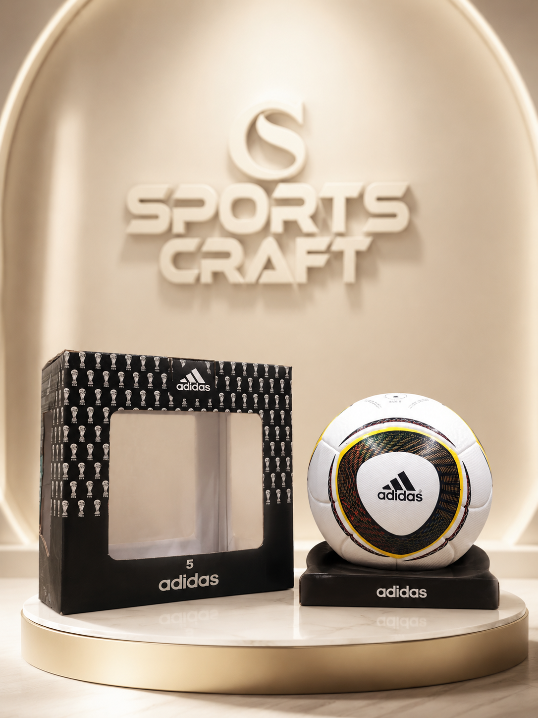 Adidas Jabulani Official Match Football Size 5 | Premium Soccer Ball | World Cup Edition