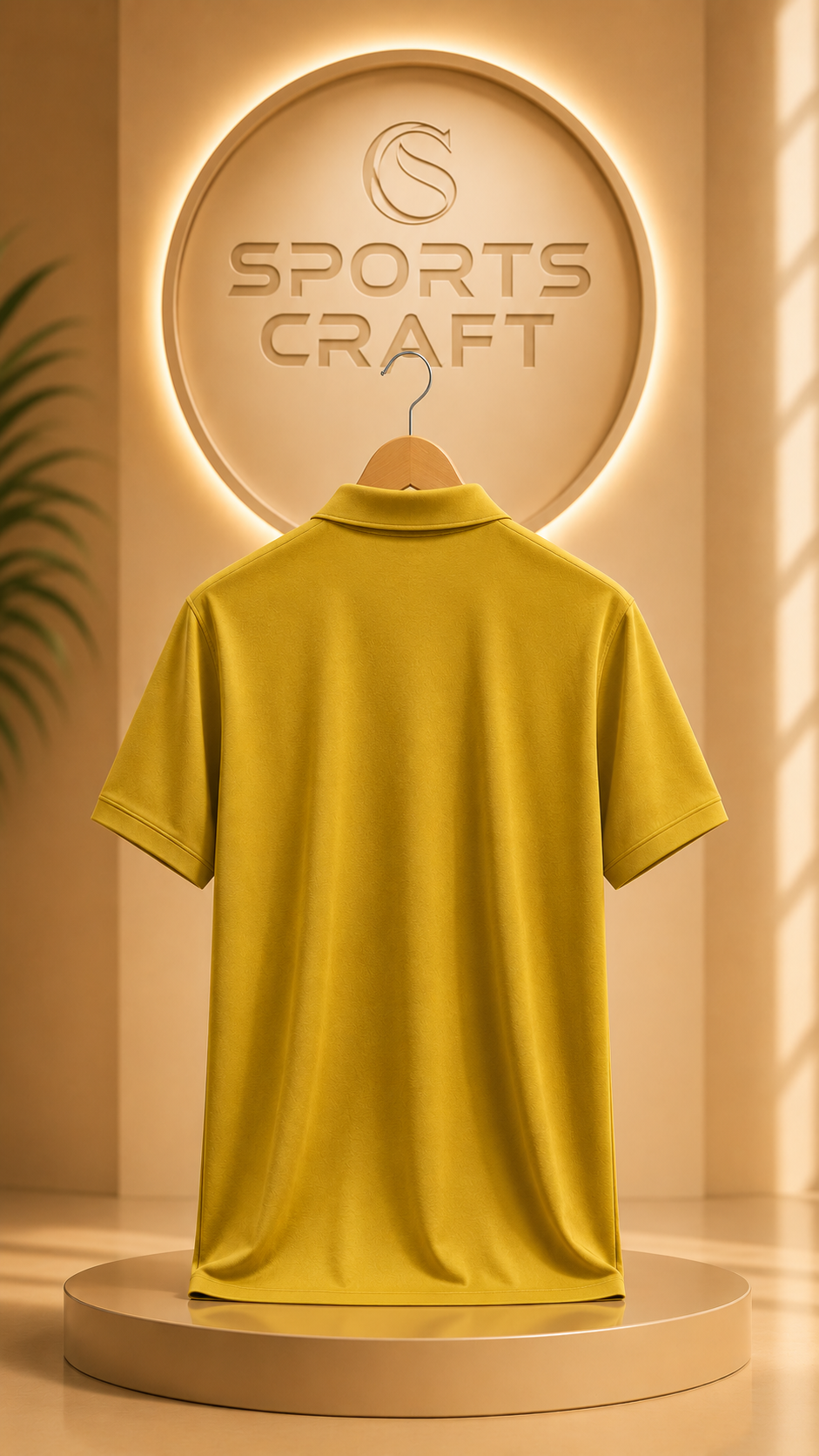 Adidas Men's Premium Imported Yellow Polo Shirt – Half Sleeve Regular Fit