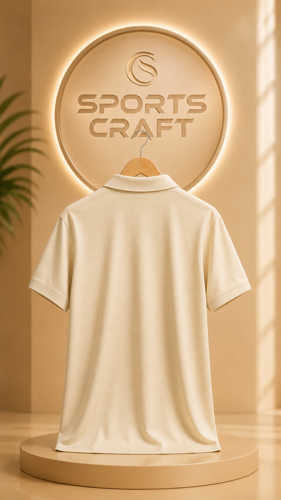 Adidas Men's Premium Imported Cream Polo Shirt – Half Sleeve Regular Fit